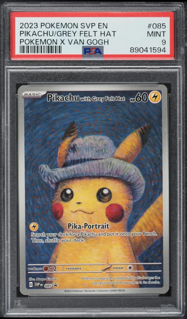 pikachu graded collectible